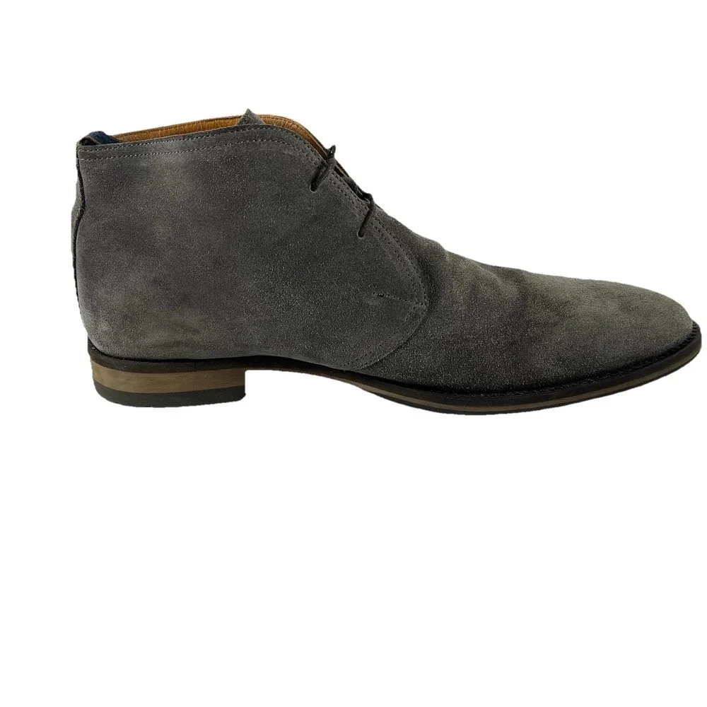 RODD & DUNN‎ Gray Suede Boots Mens Size US 12 UK 11 Pebbly Hill Chucka Leather